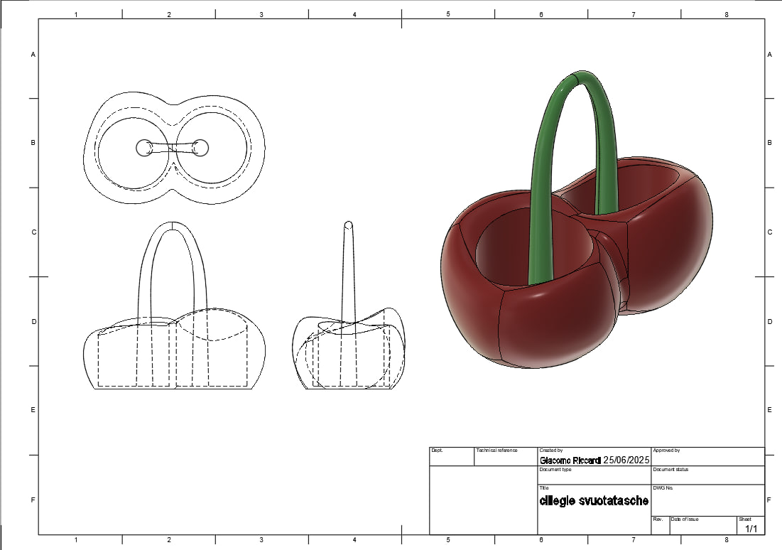 Anteprima progetto Svuotatasche Cherry